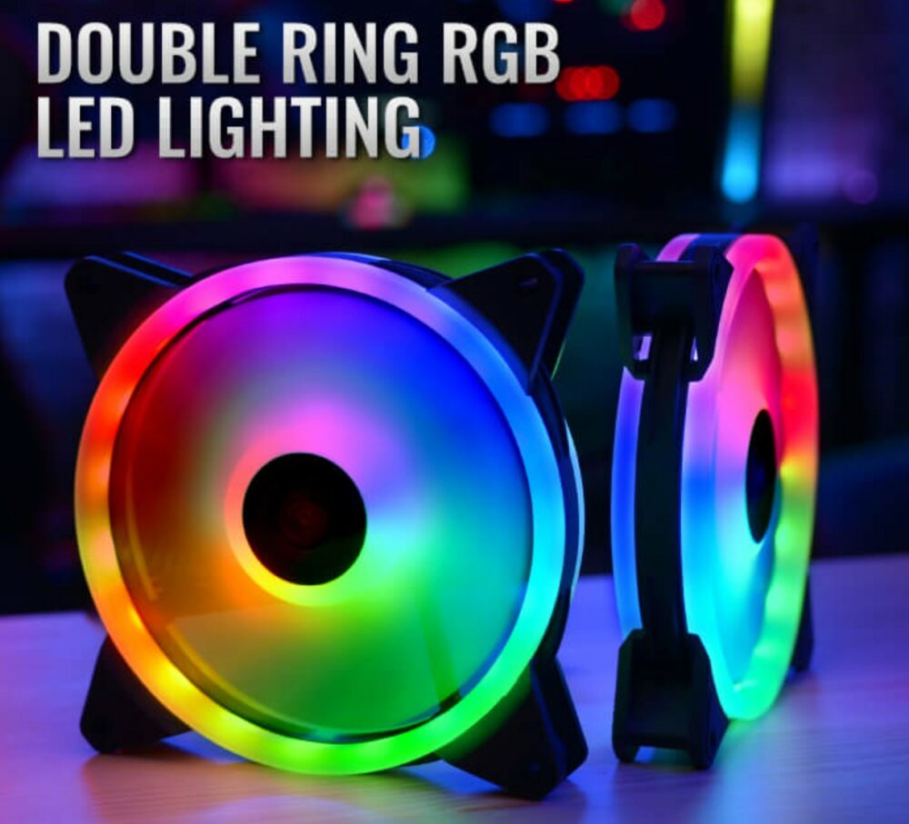 AEROCOOL Duo 14 RGB 140mm Noir