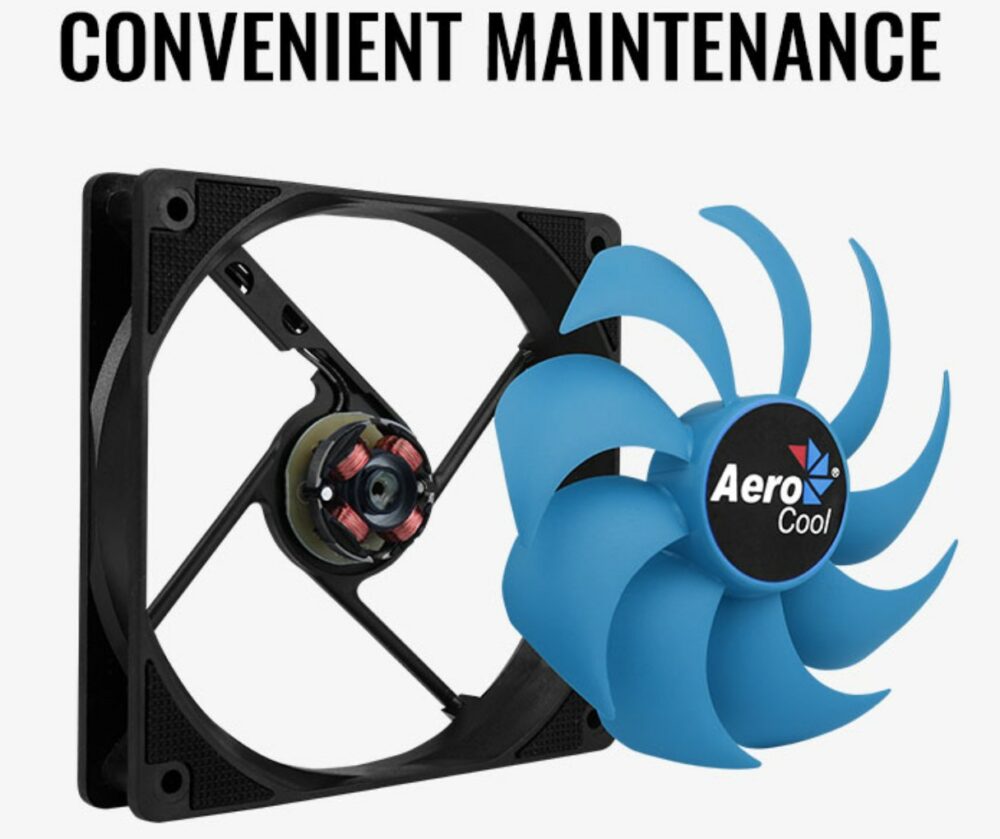 AEROCOOL Motion 12 Plus 120mm Bleu Noir