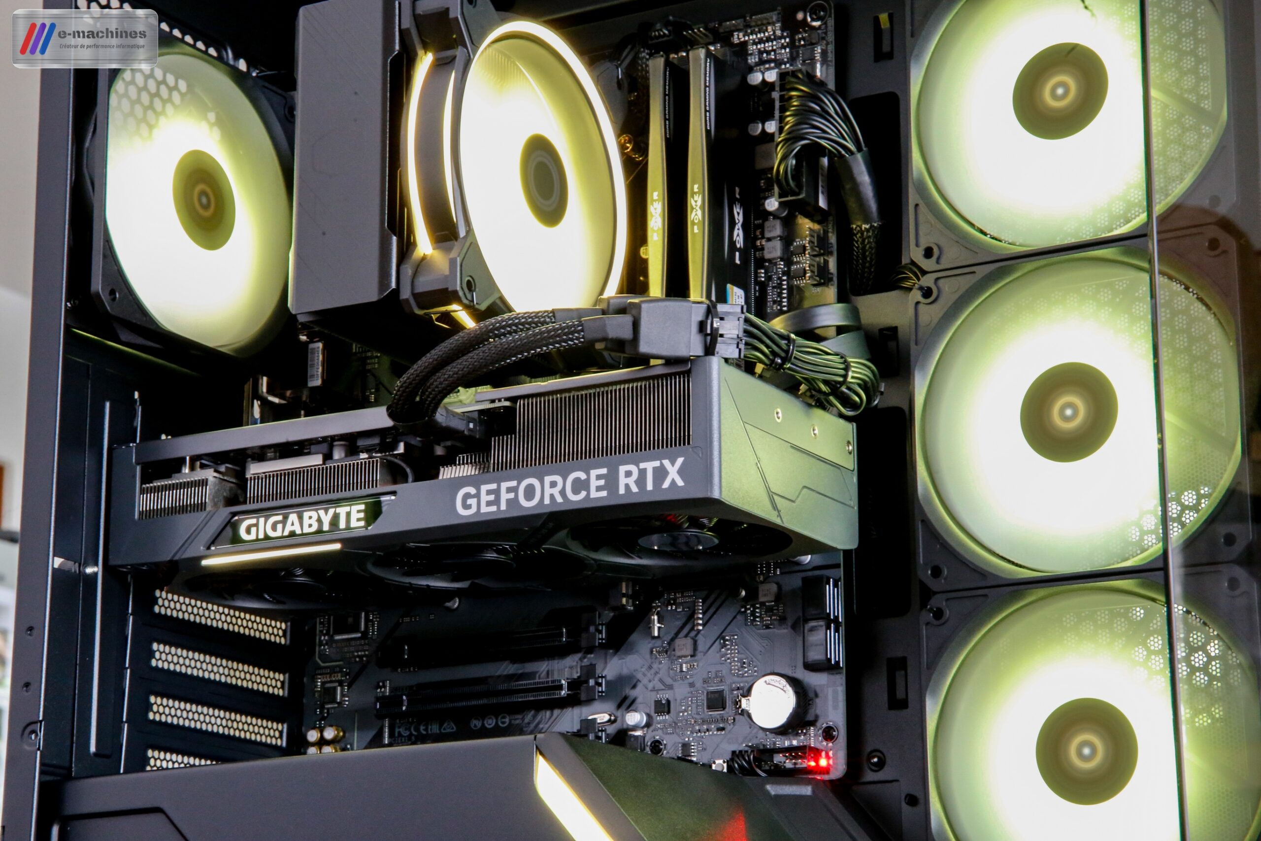 E-MACHINES ANTEC C3 ARGB i5-14500 et RTX 4070 SUPER Eagle OC 12Go