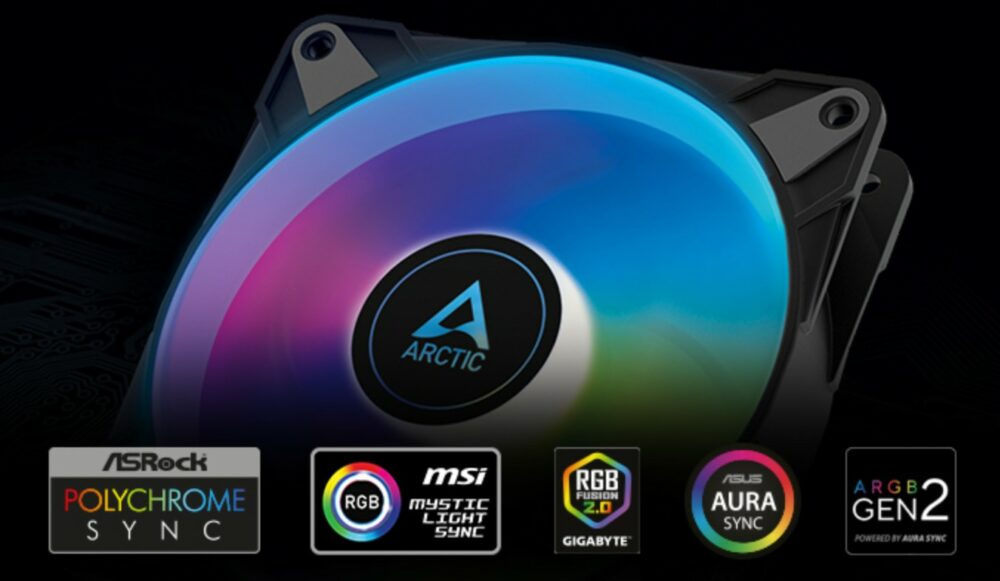 ARCTIC P12 PWM PST A-RGB Noir