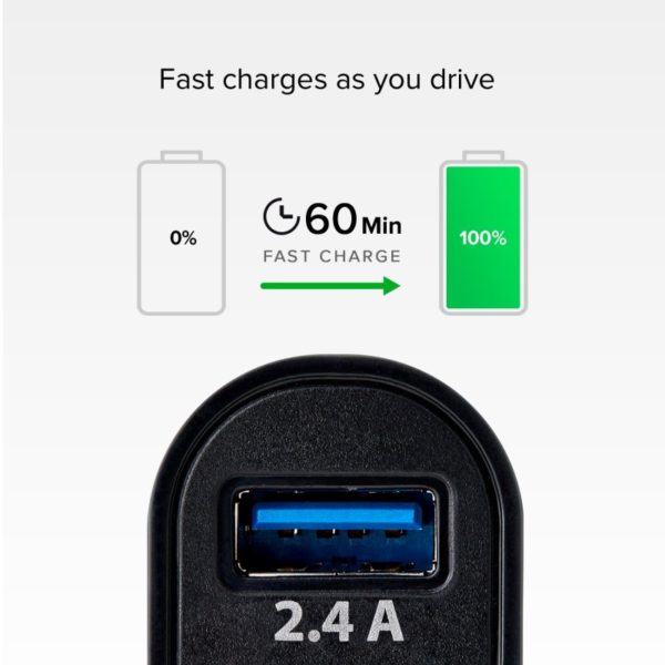 Chargeur allume-cigare SBS 2 ports USB 2,4A www.infinytech-reunion.re