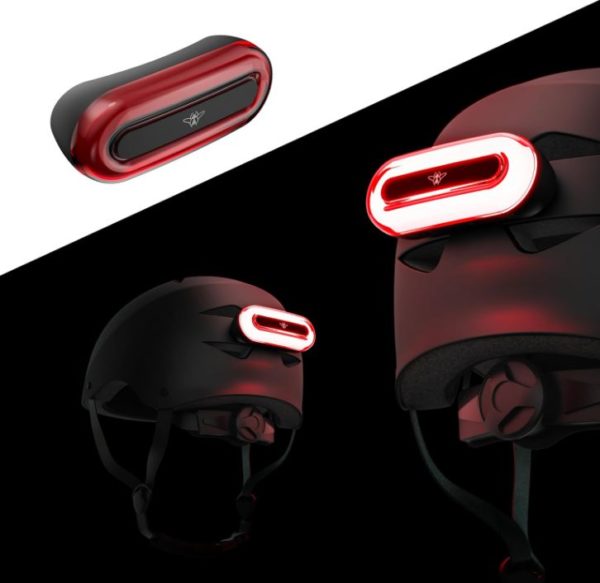 Eclairage CASR Halo LED 600lm pour casque de mobilité www.infinytech-reunion.re