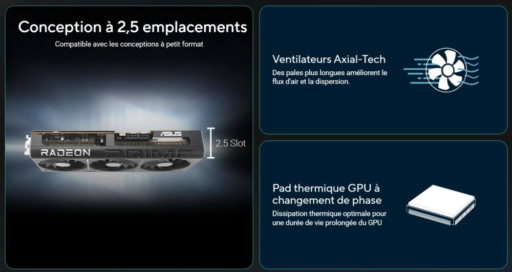 ASUS Prime Radeon RX 9070 OC 16Go ASUS Prime Radeon RX 9070 OC 16Go