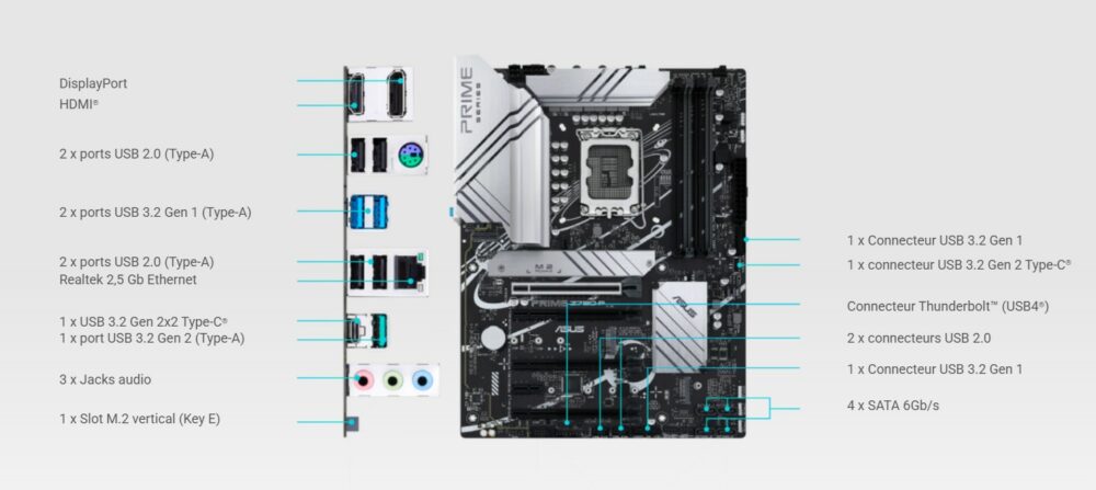 ASUS Prime Z790-P Wi-Fi DDR5 (ATX) ASUS Prime Z790-P Wi-Fi DDR5 (ATX)