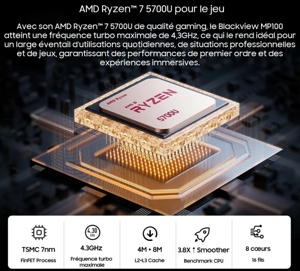 Mini pc BLACKVIEW MP100 Mini pc BLACKVIEW MP100