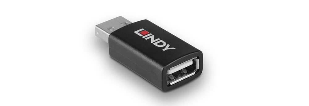 Bloqueur de données USB 2.0 LINDY avec batterie 1.2