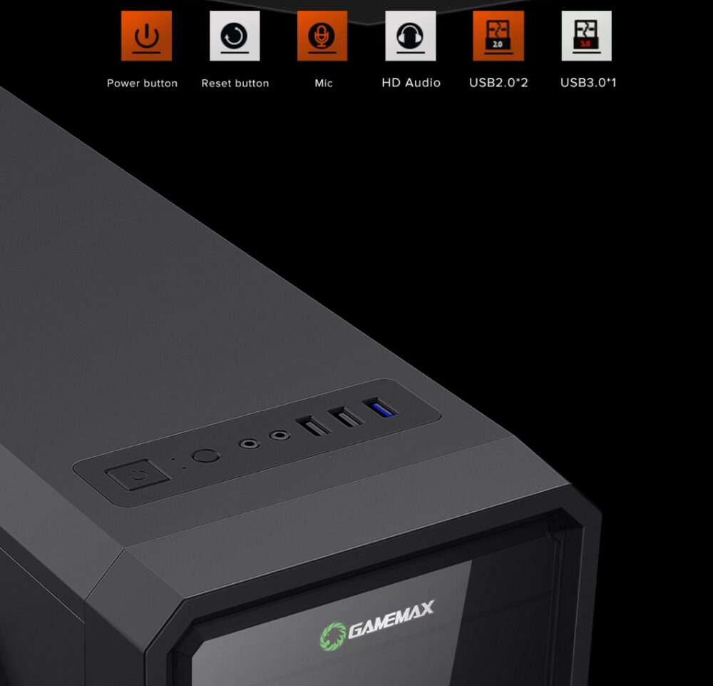 Boîtier pc GAMEMAX G561-FRGB Boîtier pc GAMEMAX G561-FRGB