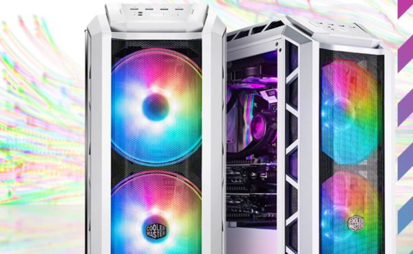 COOLER MASTER MasterCase H500P Mesh White ARGB image 01 COOLER MASTER MasterCase H500P Mesh White ARGB image 01