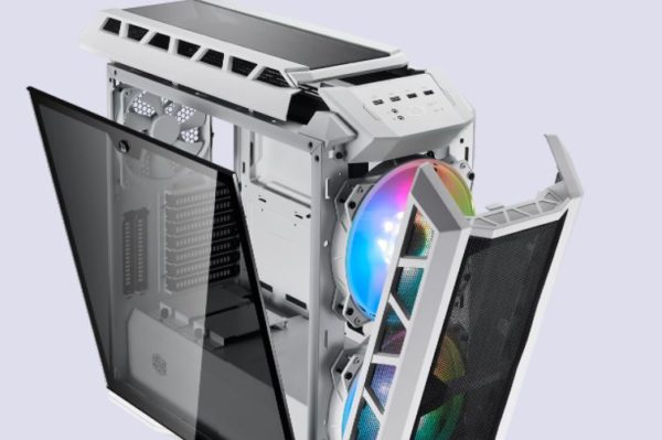 COOLER MASTER MasterCase H500P Mesh White ARGB image 02 COOLER MASTER MasterCase H500P Mesh White ARGB image 02
