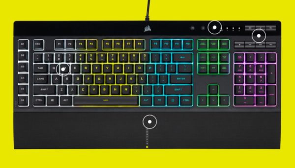 CORSAIR K55 RGB PRO www.infinytech-reunion.re