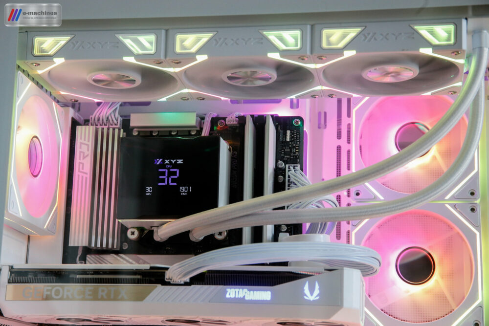 E-MACHINES DEEPCOOL Blanc Ryzen7 7700 et RTX 5070 Zotac E-MACHINES DEEPCOOL Blanc Ryzen7 7700 et RTX 5070 Zotac