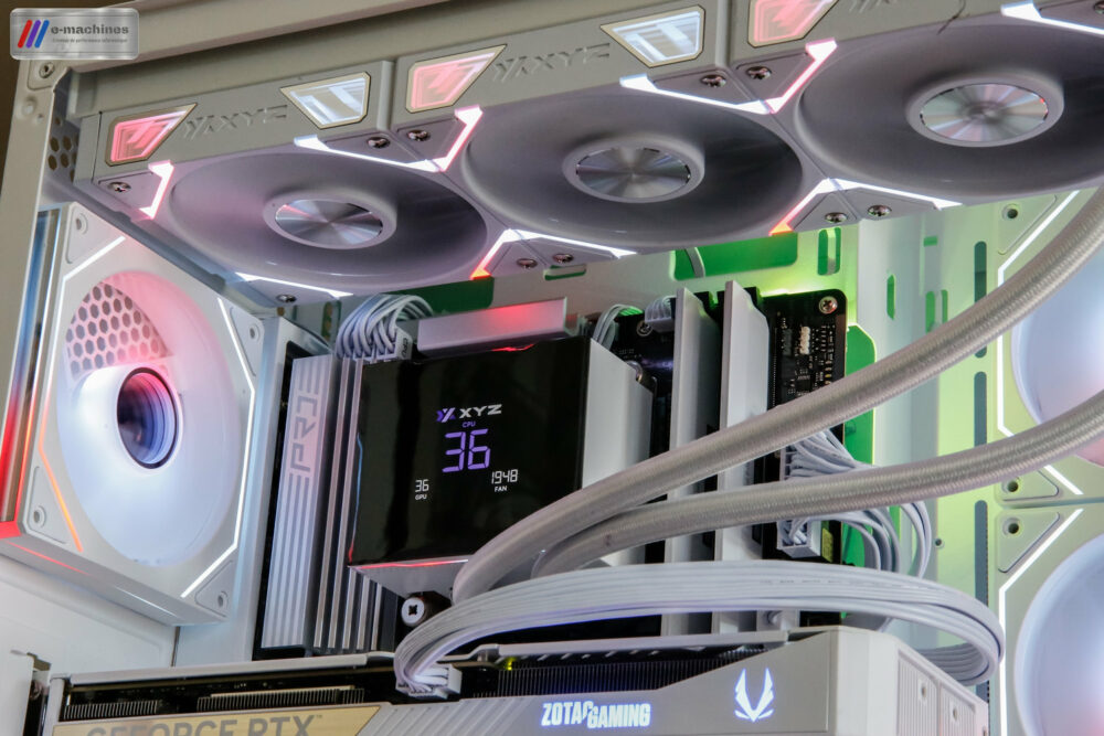 E-MACHINES DEEPCOOL Blanc Ryzen7 7700 et RTX 5070 Zotac E-MACHINES DEEPCOOL Blanc Ryzen7 7700 et RTX 5070 Zotac