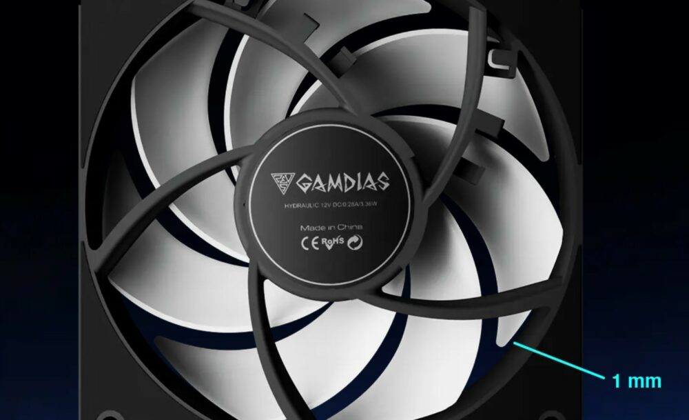 GAMDIAS Notus M1-1203 ARGB 120mm Noir (Pack de 3) GAMDIAS Notus M1-1203 ARGB 120mm Noir (Pack de 3)