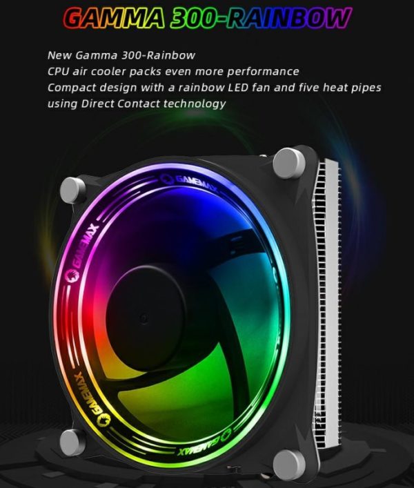 Ventirad GAMEMAX Gamma 300 - infinytech-reunion