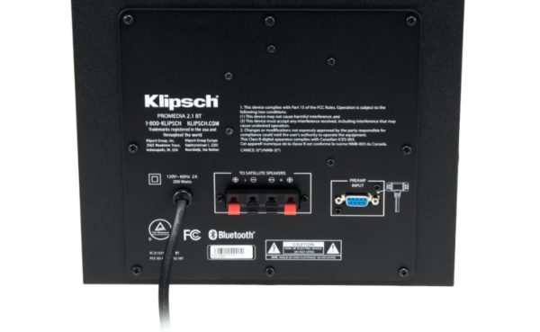 KLIPSCH ProMedia Bluetooth 100W www.infinytech-reunion.re KLIPSCH ProMedia Bluetooth 100W www.infinytech-reunion.re