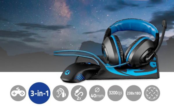 Kit Gaming NEDIS GCK31100BK image 01