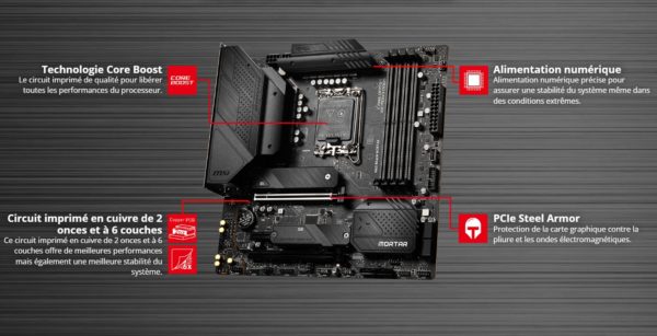 MSI MAG B660M MORTAR DDR4 www.infinytech-reunion.re MSI MAG B660M MORTAR DDR4 www.infinytech-reunion.re