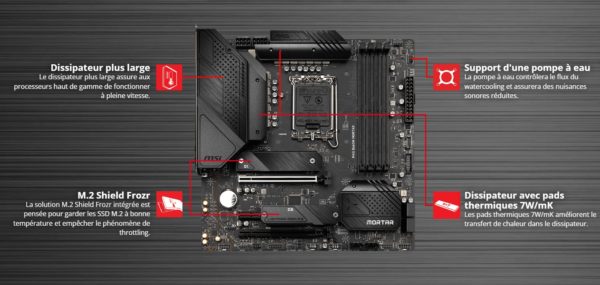 MSI MAG B660M MORTAR DDR4 www.infinytech-reunion.re MSI MAG B660M MORTAR DDR4 www.infinytech-reunion.re