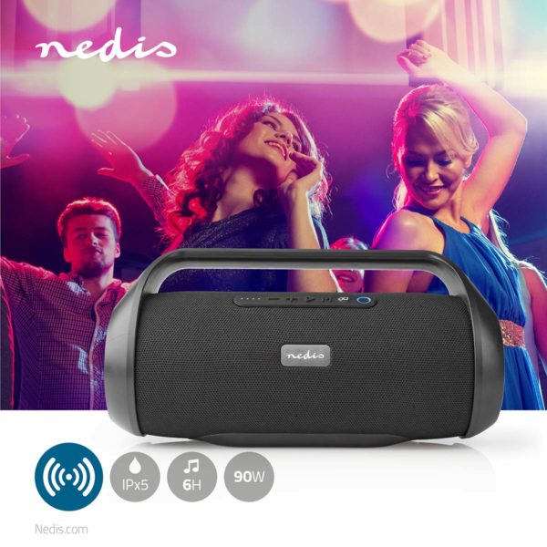 Enceinte nomade NEDIS SPBB320BK Party BoomBox www.infinytech-reunion.re Enceinte nomade NEDIS SPBB320BK Party BoomBox www.infinytech-reunion.re