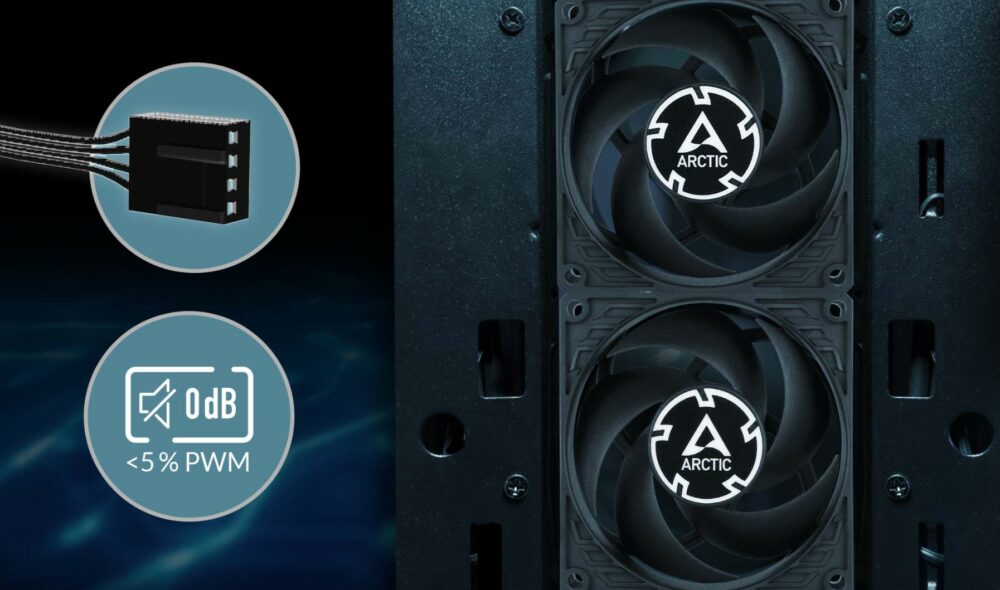 ARCTIC P8 Max PWM 80mm Noir
