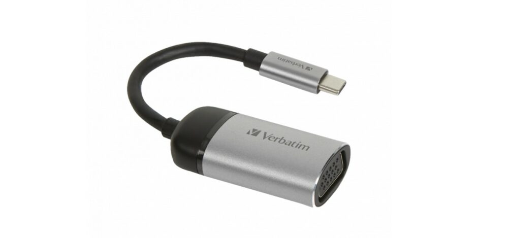 Adaptateur VERBATIM USB-C Mâle vers VGA Femelle