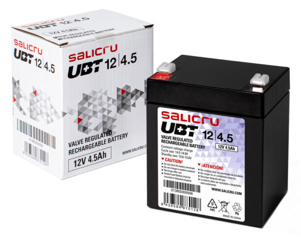 Batterie rechargeable SALICRU 12V 4,5A www.infinytech-reunion.re