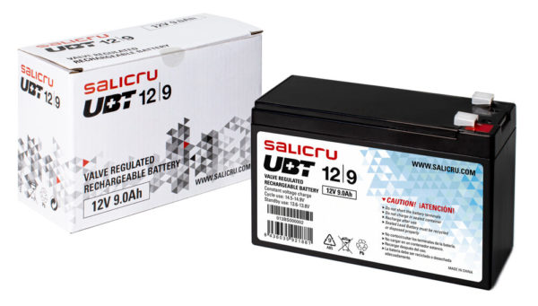 Batterie rechargeable SALICRU 12V 9A www.infinytech-reunion.re