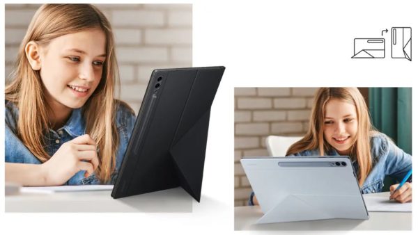 Book Cover Hybride SAMSUNG pour Galaxy TAB S9 Ultra Blanc Book Cover Hybride SAMSUNG pour Galaxy TAB S9 Ultra Blanc