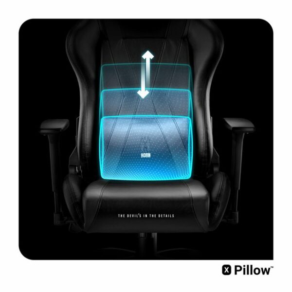 Fauteuil gaming DIABLO Chairs X-Horn 2.0 Normal Noir Fauteuil gaming DIABLO Chairs X-Horn 2.0 Normal Noir