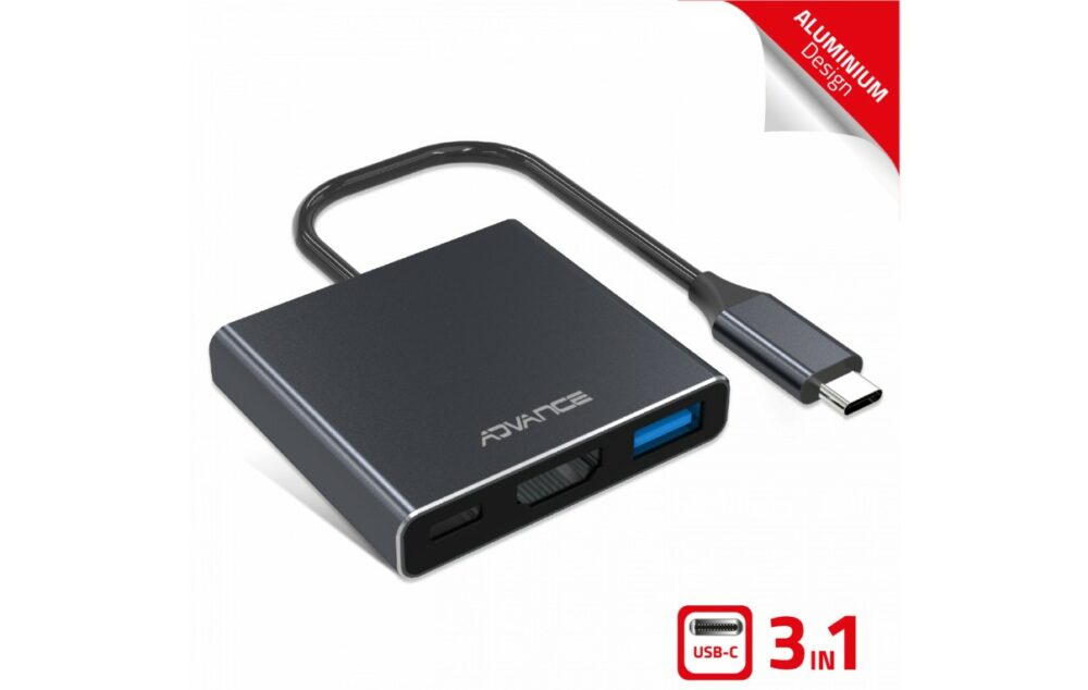 ADVANCE HUB-C3IN1 USB-C 3en1