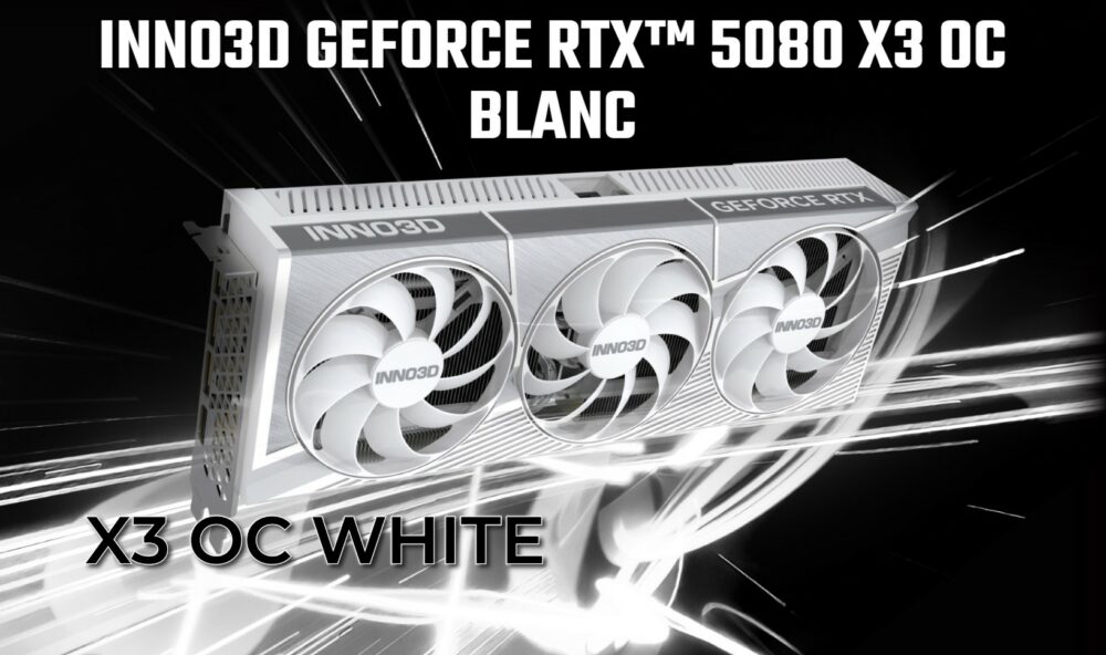 INNO3D GeForce RTX 5080 X3 OC 16G White