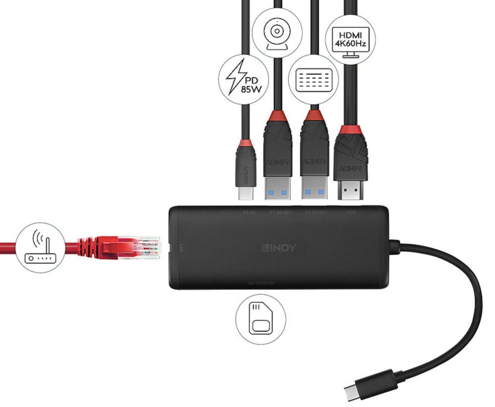 LINDY DST-Mini 4K PD 100W LINDY DST-Mini 4K PD 100W