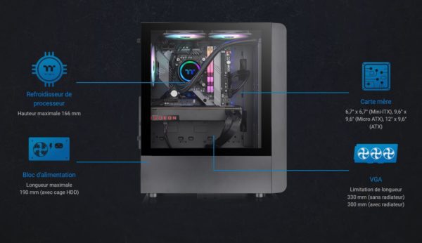 THERMALTAKE S200 TG ARGB www.infinytech-reunion.re THERMALTAKE S200 TG ARGB www.infinytech-reunion.re
