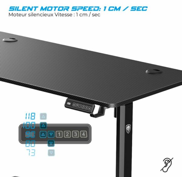 Bureau assis-debout SPIRIT of GAMER Desk700