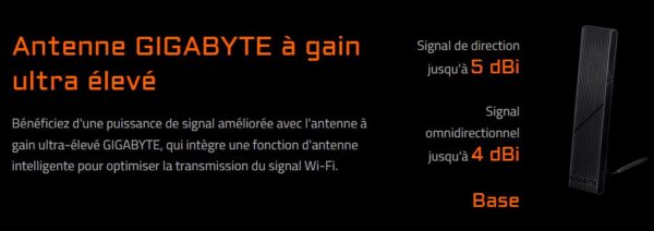 Carte Wi-Fi 7 GIGABYTE GC-WIFI7