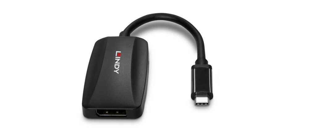 Convertisseur LINDY USB-C Mâle vers DisplayPort Femelle 8K