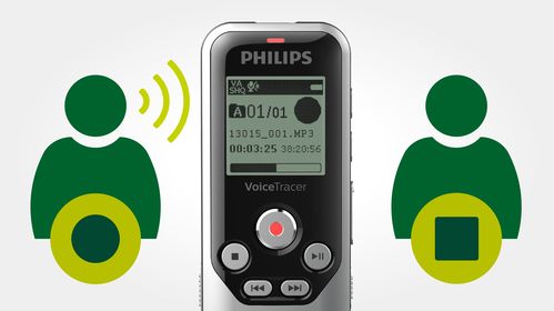 PHILIPS VoiceTracer DVT1250 8Go PHILIPS VoiceTracer DVT1250 8Go