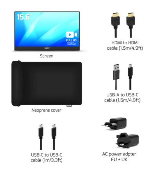 Ecran pc nomade PORT DESIGNS 902101T 15,6