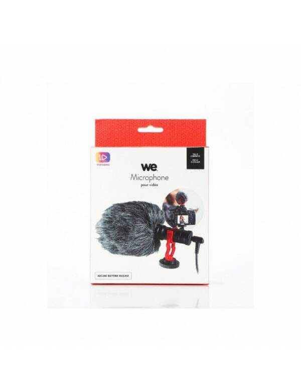 Microphone WE CONNECT Vlog Bonnette anti-vent