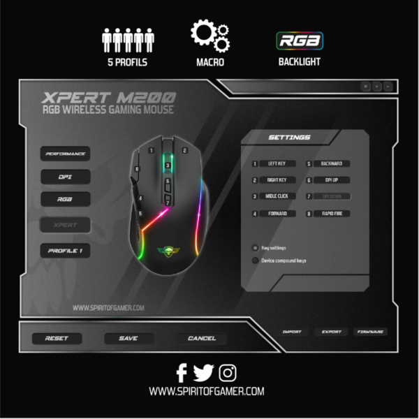 SPIRIT of GAMER XPERT-M200 www.infinytech-reunion.re SPIRIT of GAMER XPERT-M200 www.infinytech-reunion.re