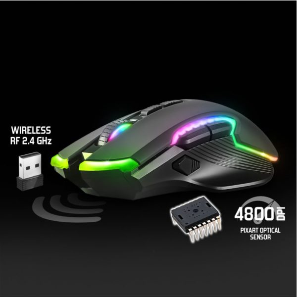 Souris SPIRIT of GAMER ELITE-M70 Sans Fil RGB www.infinytech-reunion.re