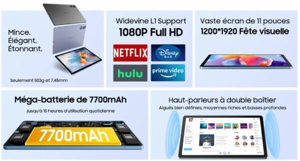 Tablette tactile BLACKVIEW Tab 16 Pro 11