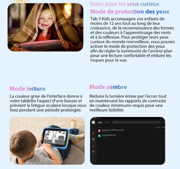 Tablette tactile BLACKVIEW Tab 3 Kids www.infinytech-reunion.re
