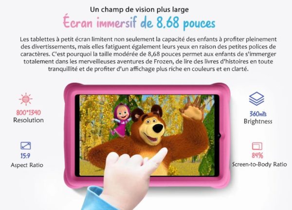 Tablette tactile BLACKVIEW Tab 60 Kids www.infinytech-reunion.re Tablette tactile BLACKVIEW Tab 60 Kids www.infinytech-reunion.re