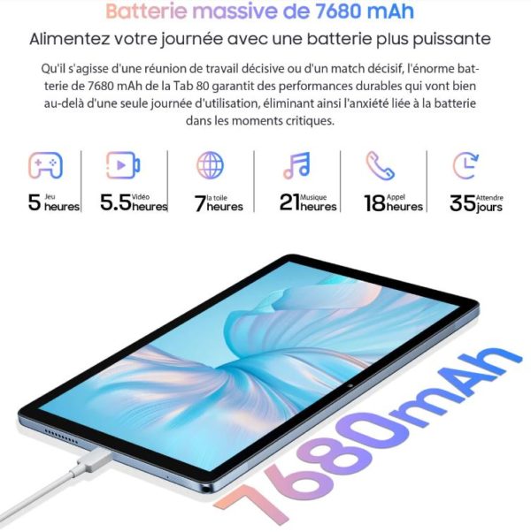 Tablette tactile BLACKVIEW Tab 80 www.infinytech-reunion.re Tablette tactile BLACKVIEW Tab 80 www.infinytech-reunion.re