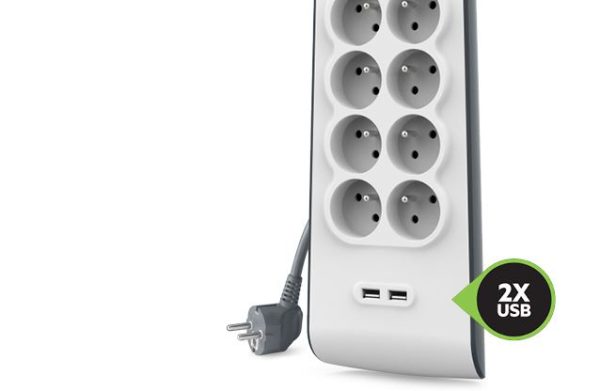 Multiprise parafoudre BELKIN 8 prises + 2 USB image 01