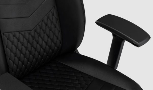 NOBLECHAIRS ICON Cuir Noir Cognac image 02