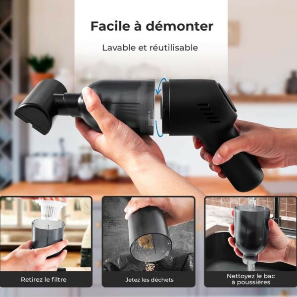 Aspirateur à main sans fil VORTEX CRC50 Aspirateur à main sans fil VORTEX CRC50