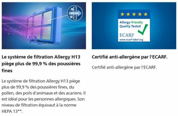 Aspirateur traineau PHILIPS Série 3000 XD3112/09 Aspirateur traineau PHILIPS Série 3000 XD3112/09