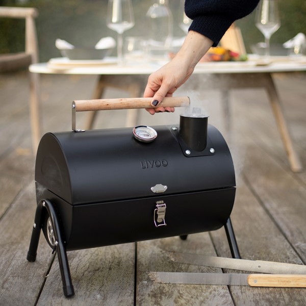 Barbecue fumoir portable LIVOO - infinytech-reunion